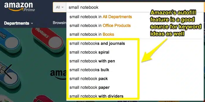 Amazon autofill