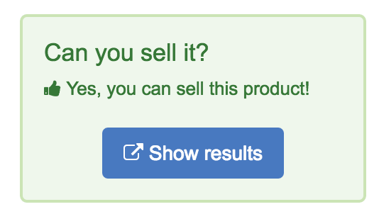 Can I Sell It
