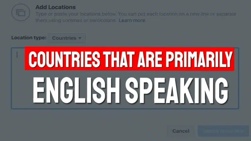 English Speaking Countries
