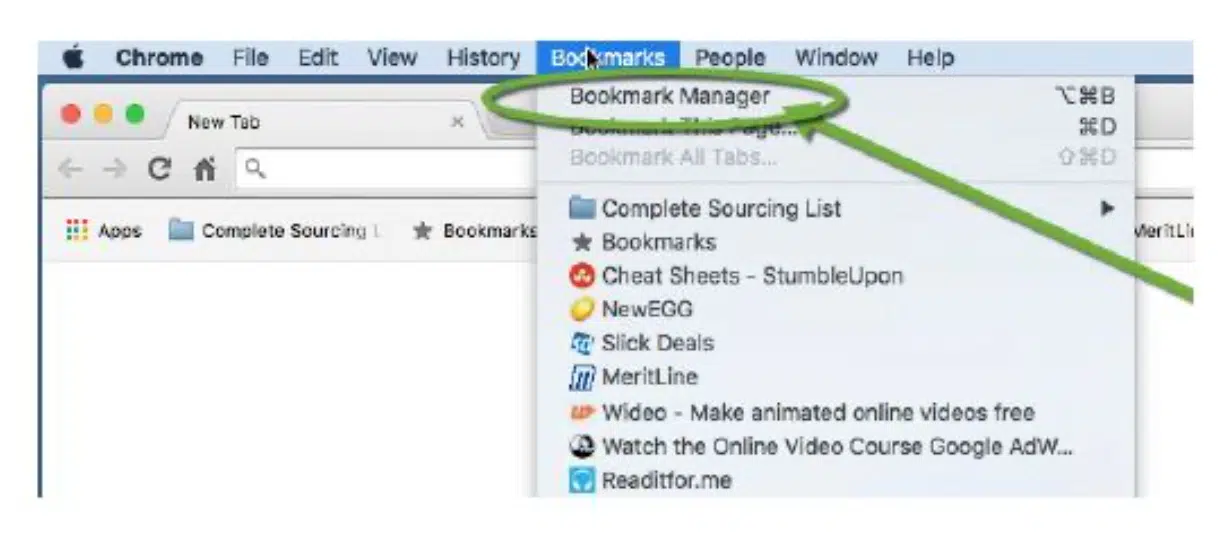 bookmark manager