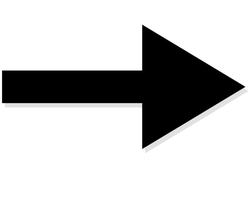 Free black transparent arrow PNG file with 3d shadow effect - EntreResource.com Free black transparent arrow PNG file with 3d shadow effect