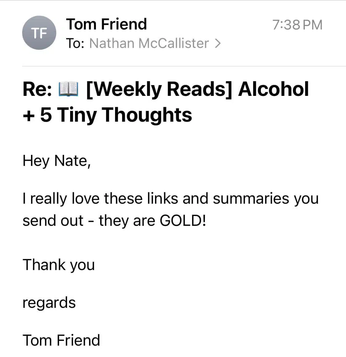 High praise