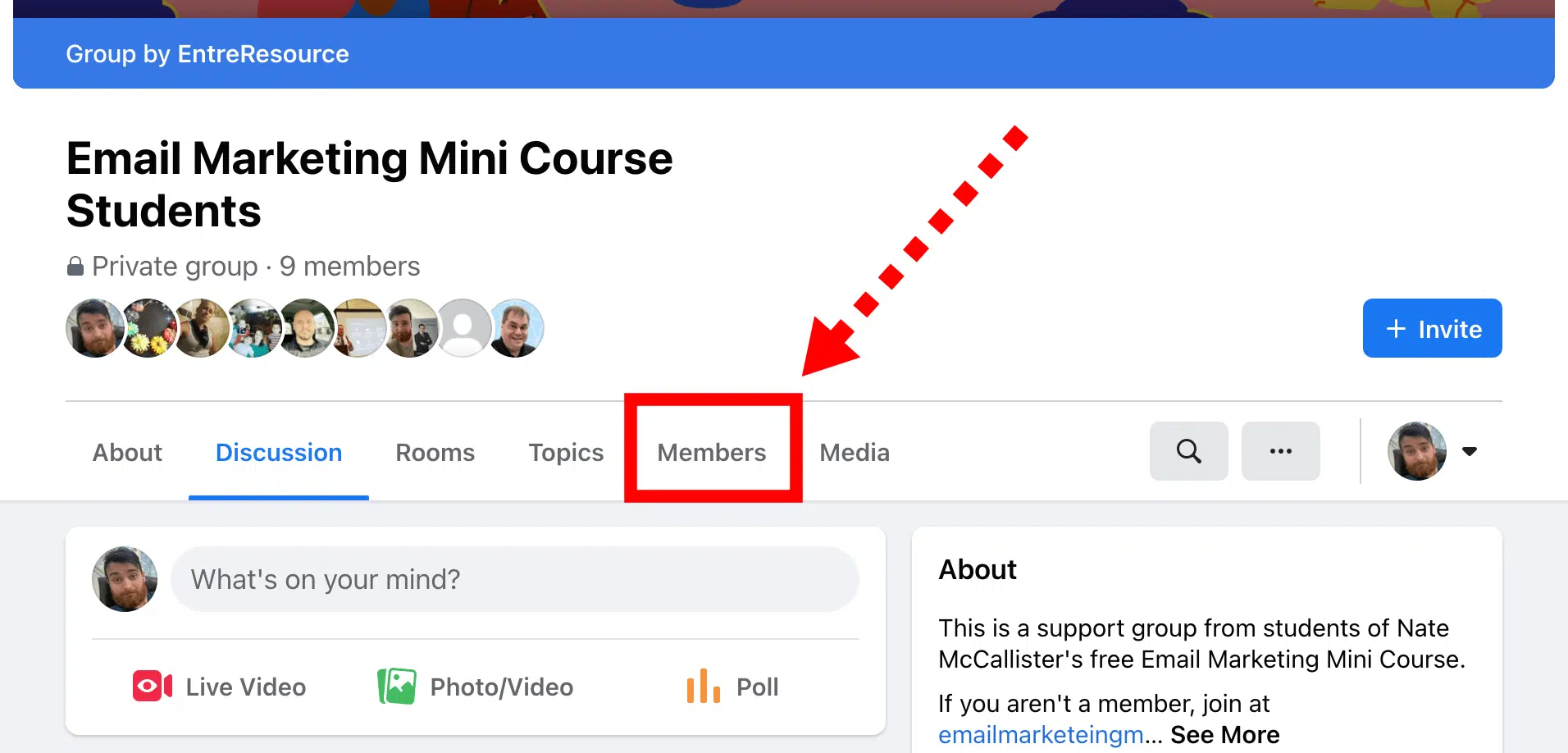 Manage Facebook Group Members