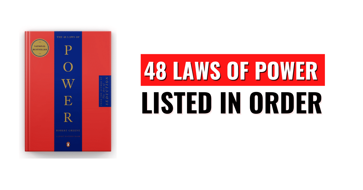 [List] The 48 Laws of Power | Quick Overview of the Laws in Robert