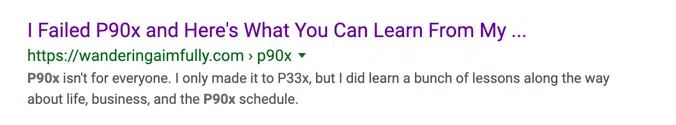 Affiliate example