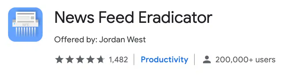News Feed Eradicator