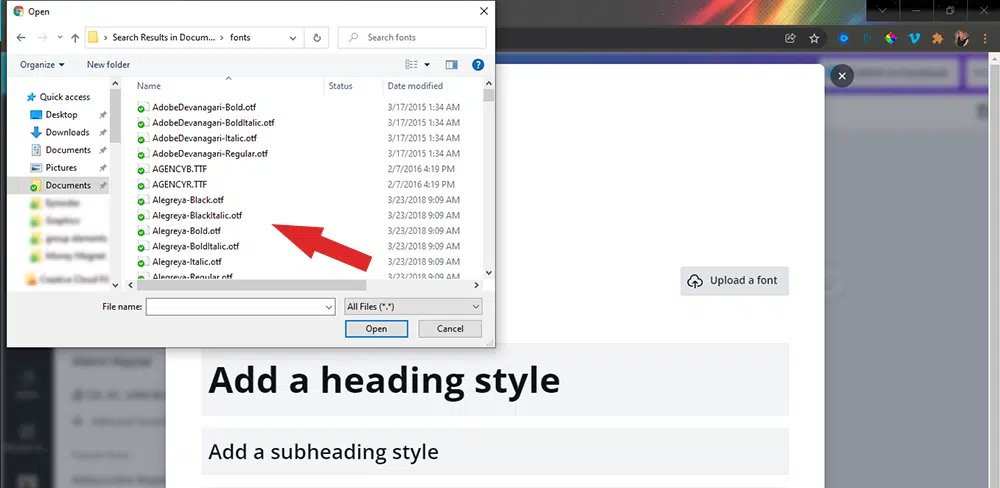 upload fonts to canva 2