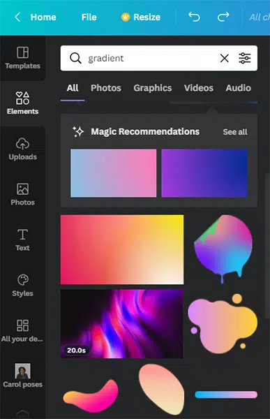 canva gradients