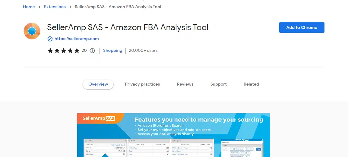 Seller Amp Chrome Extension
