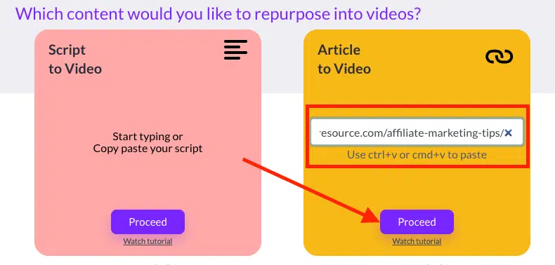 Article to Text PIctory AI