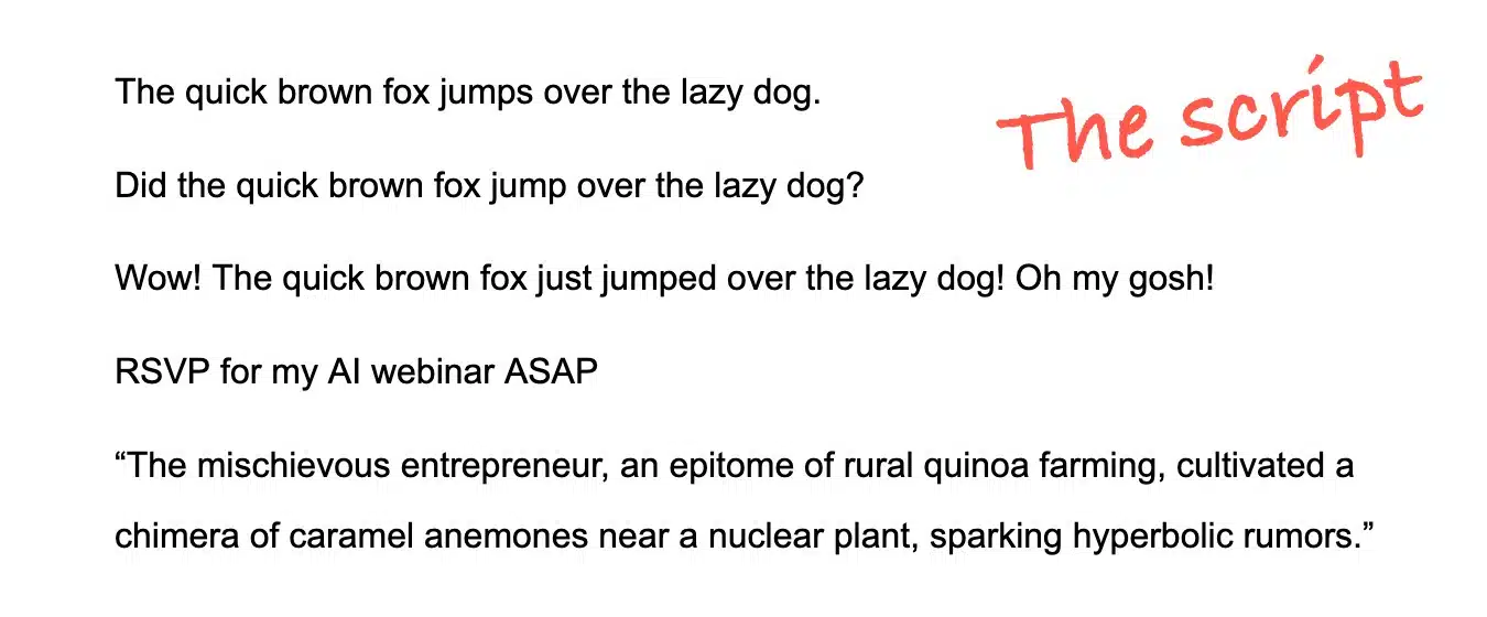 AI Test Script