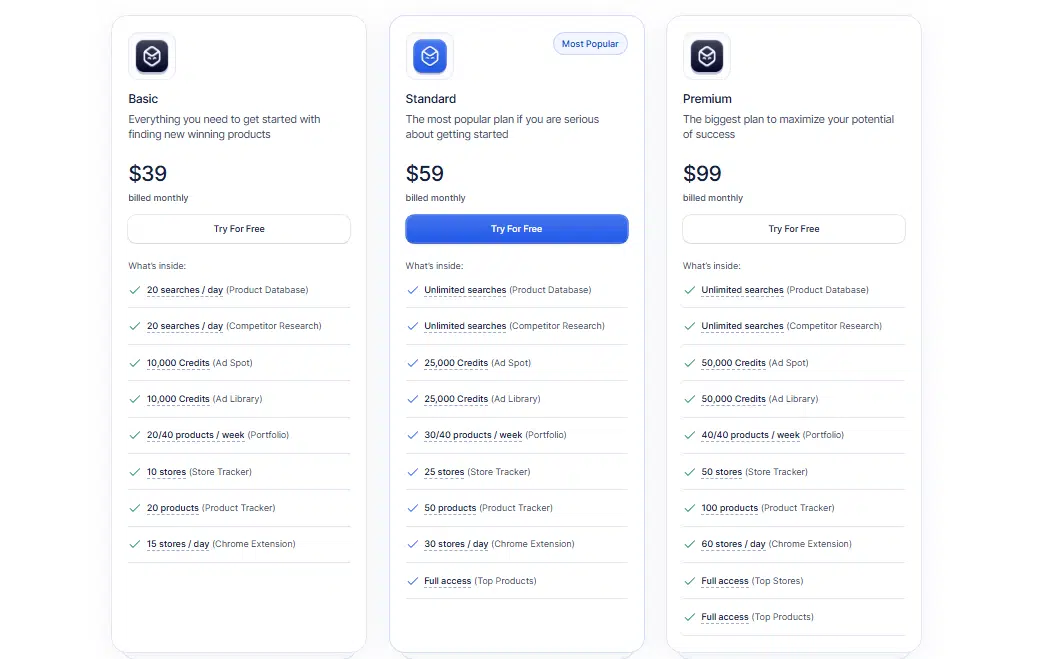 Dropship.IO pricing