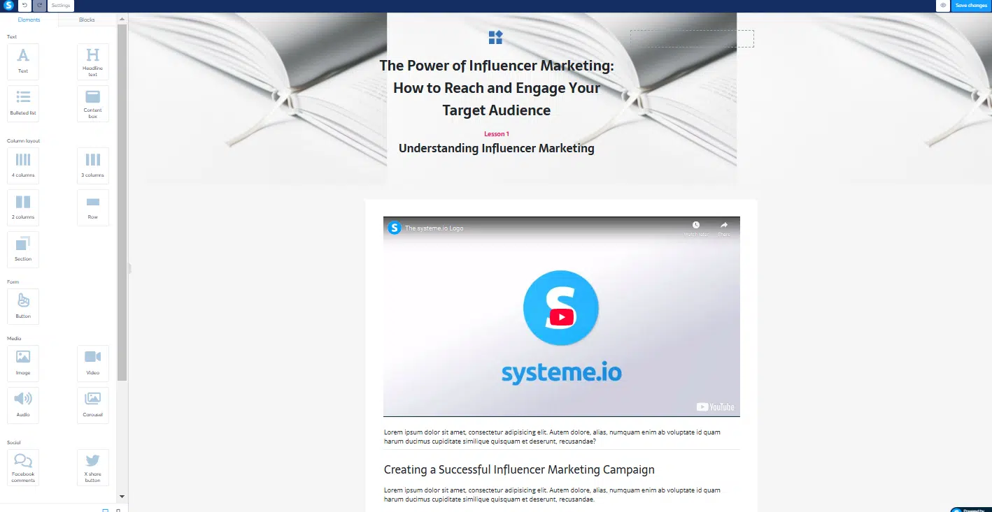 Systeme.io Online Courses