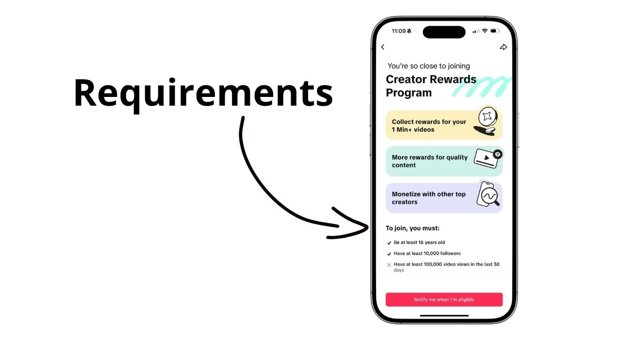 How to qualify for the TikTok Creator Rewards Program.