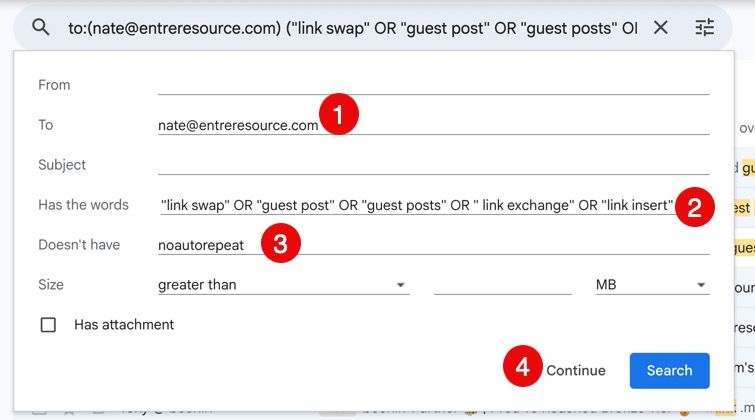 Filter gmail auto reply filter set up