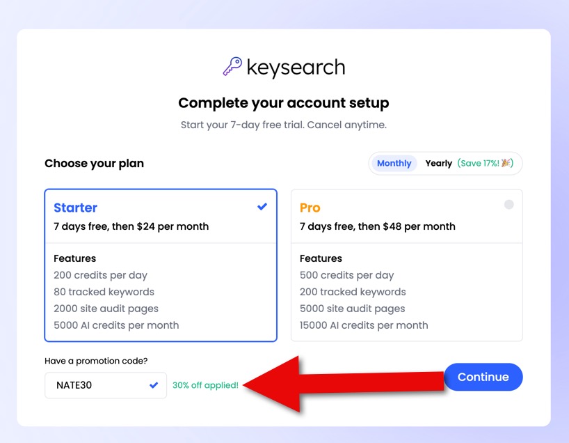 Keysearch Coupon Code