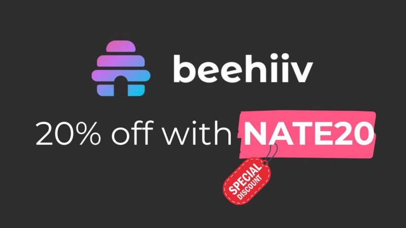 Beehiiv coupon code 2025
