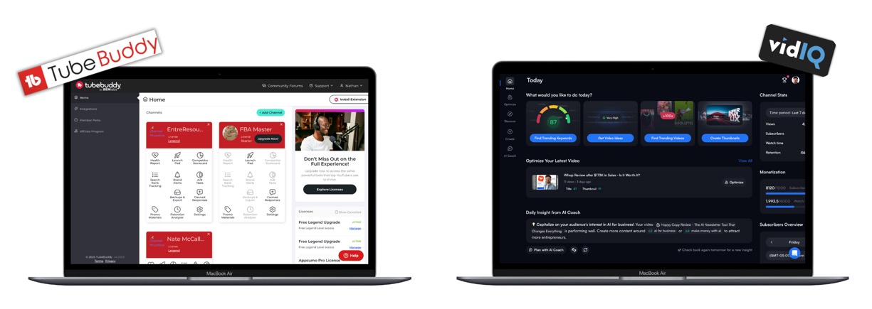 Tubebuddy vid iq userfriendliness