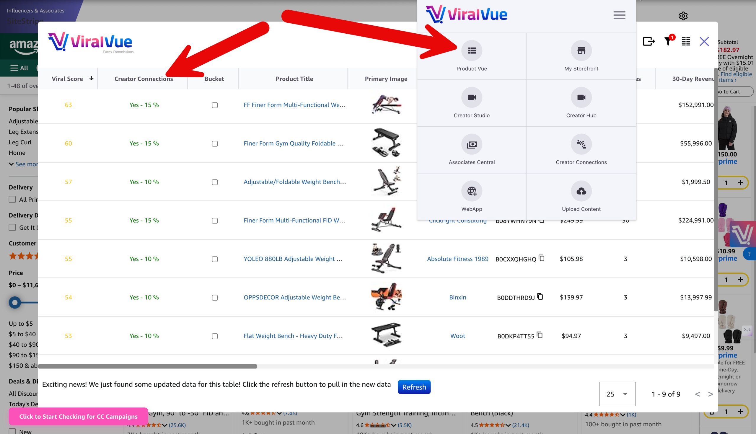 Viral Vue Product View