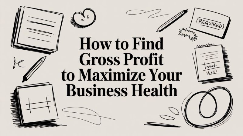 how-to-find-gross-profit-business-concept - EntreResource.com
