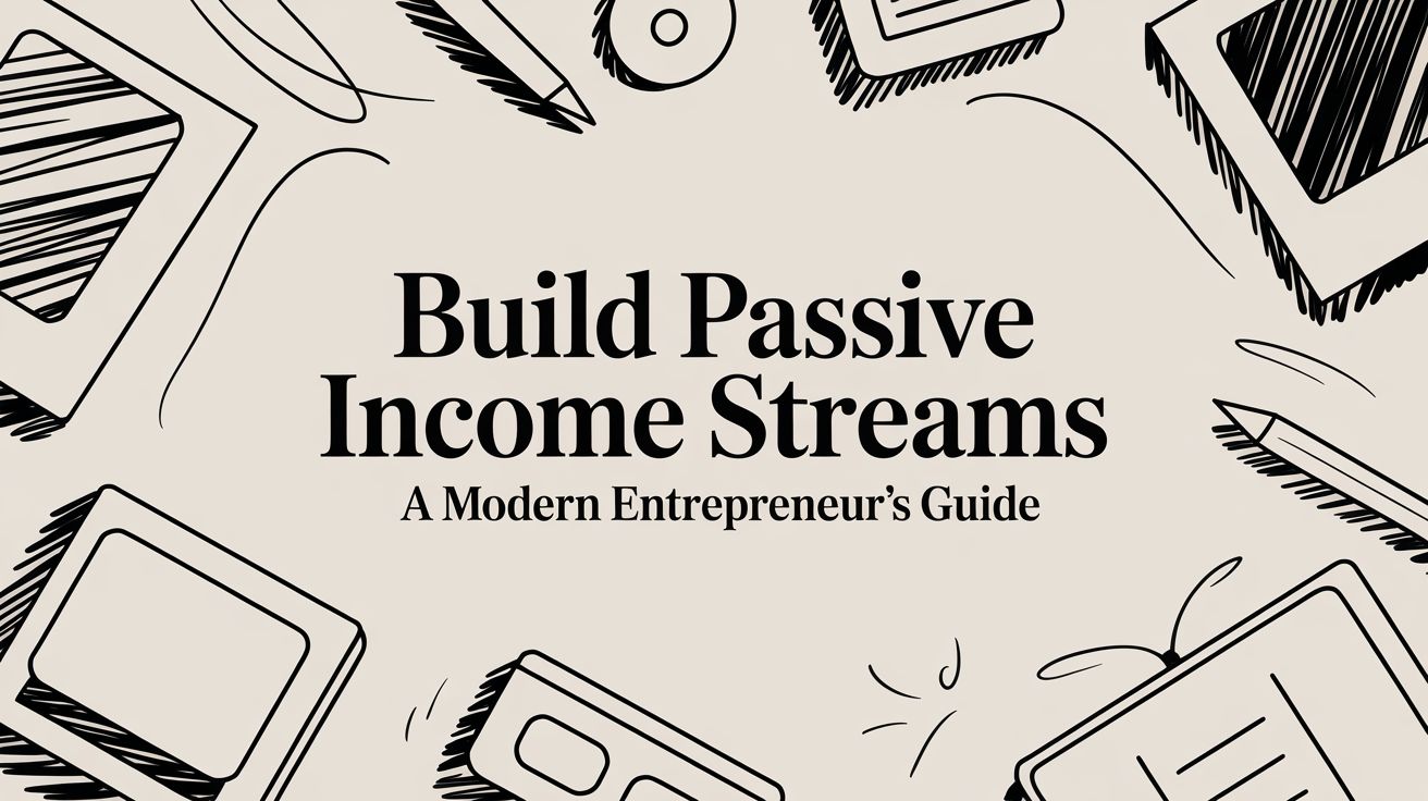 build-passive-income-streams-business-illustration - EntreResource.com