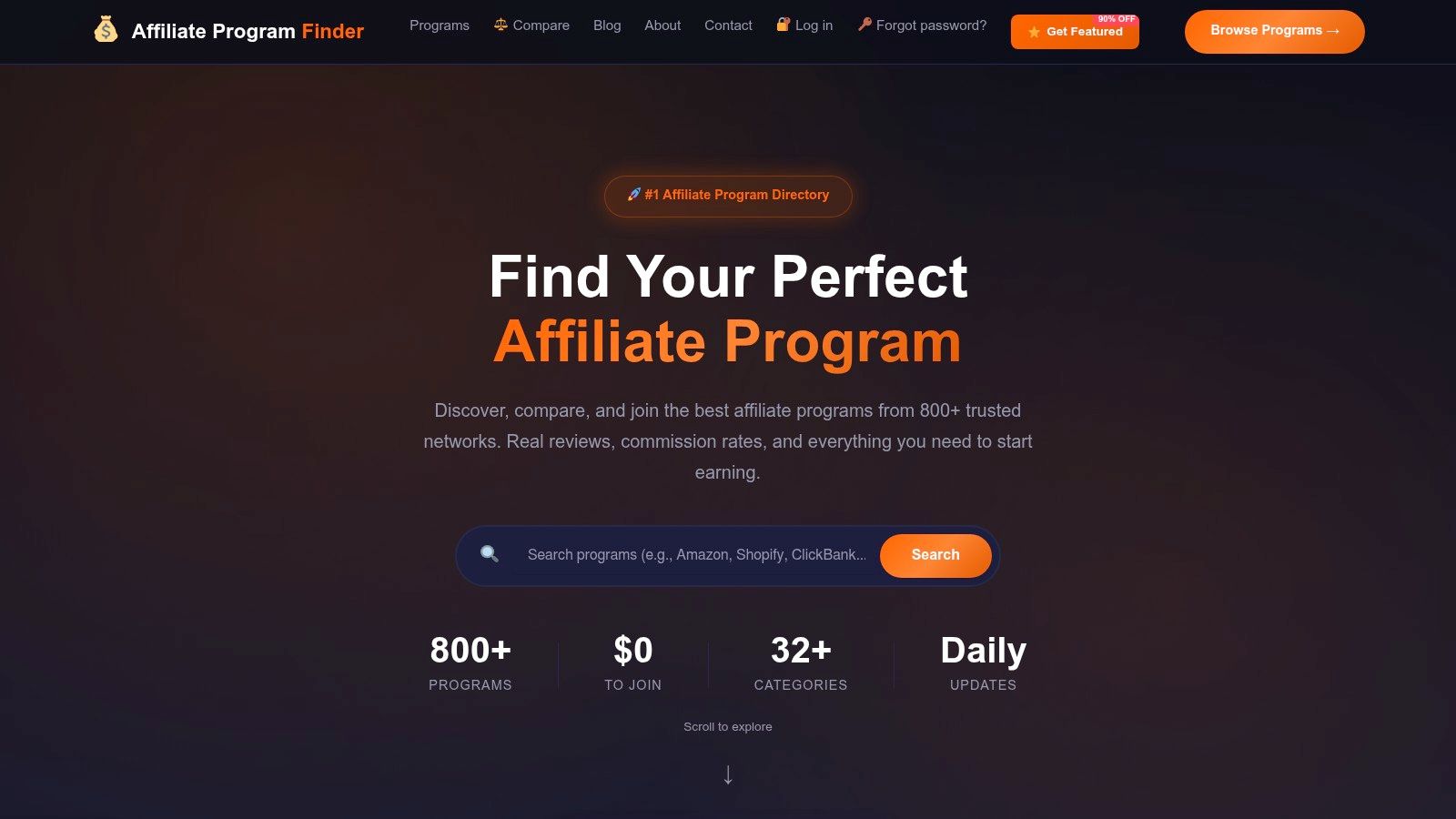 AffiliateProgramFinder