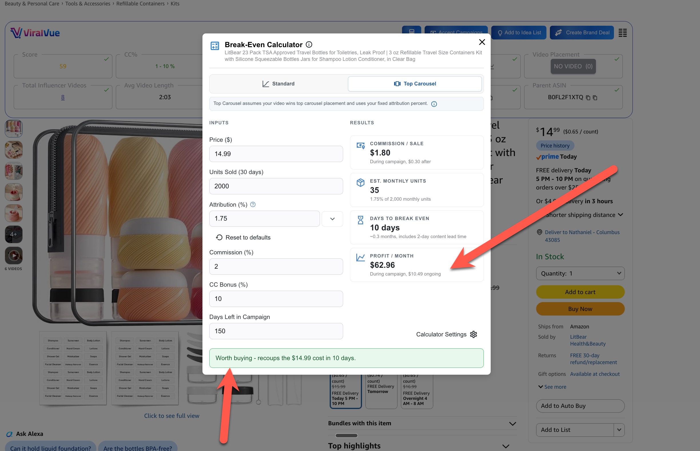 Viral Vue Profit Calculator - EntreResource.com Viral Vue Profit Calculator