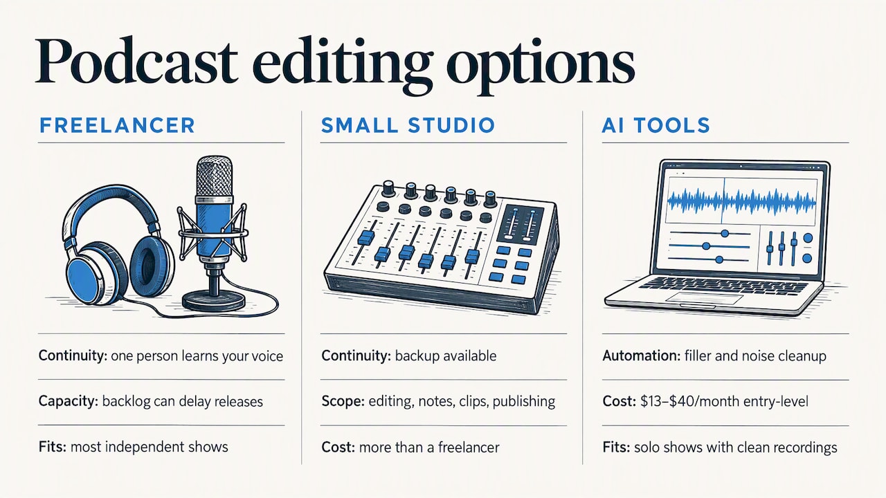 Freelancer studio and AI editing tradeoffs